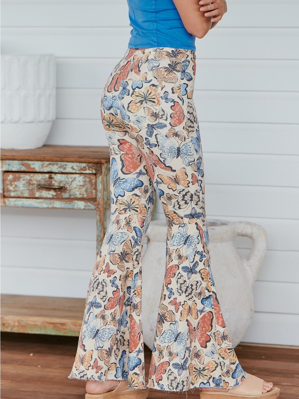 We The Free "Just Float On" Printed Jeans